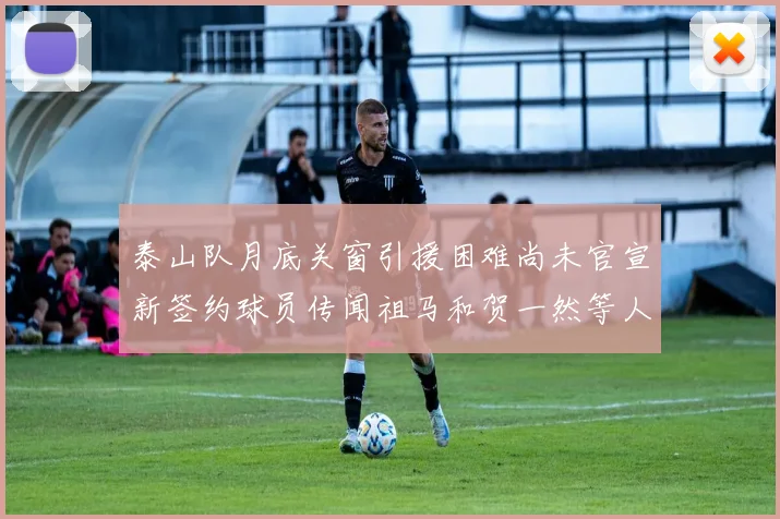 泰山队月底关窗引援困难尚未官宣新签约球员传闻祖马和贺一然等人